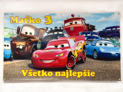 Narodeninový banner Autá